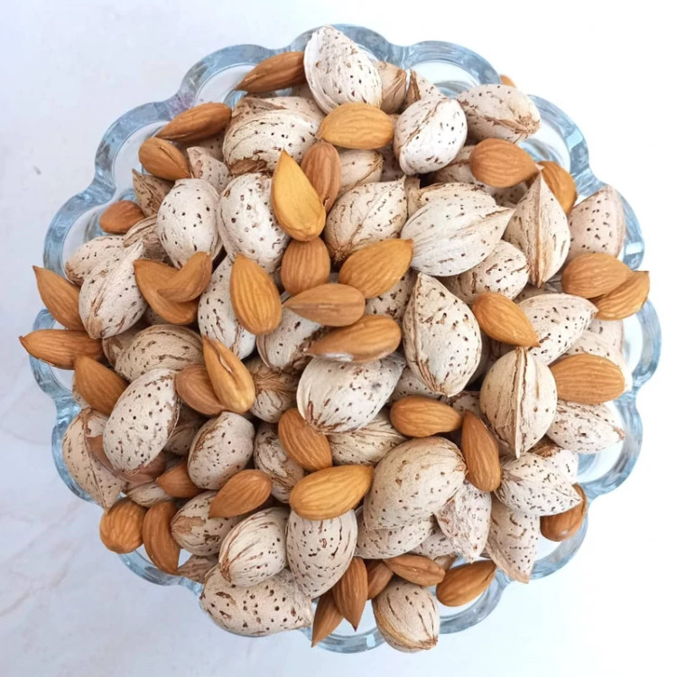 بادام پوست کاغذی ماندگار